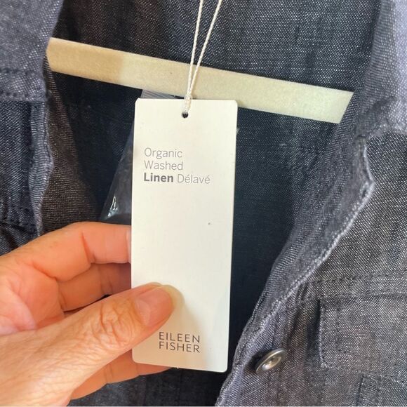 Eileen Fisher Blue Organic jacket - Picture 4 of 15